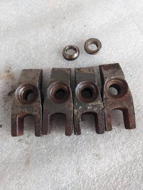 Sba131566080 Shibaura Fuel Injector Hold Down Clamp Set Of 4 #36 Sba131566080 Shibaura Fuel Injector Hold Down Clamp Set Of 4 #36