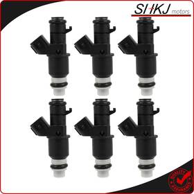 Sh15050201s Shkj-motors 6 Fuel Injectors For Honda Odyssey Ridgeline Pilot Acura Mdx 3.5l Accord 3.0l