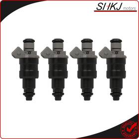 Sh15070401s Shkj-motors 4 Fuel Injectors For Dodge Ram 1500 Durango 5.9l 5.2l Jeep Grand Cherokee 4.0l