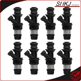 Sh15071701s Shkj-motors 8pcs For Chevrolet Silverado 1500 Gmc Sierra 1999 2000 4.8l Fuel Injectors
