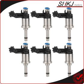Sh83834501s Shkj-motors 6 Fuel Injector For Gmc Acadia Chevrolet Traverse Cadillac Sts Buick Lacrosse