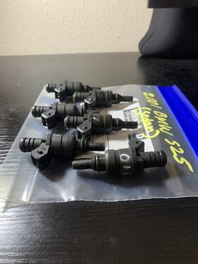 142740 Siemens 2001-2005 Bmw 525i 320i 325i 325xi. Set Of 6. Oem Fuel Injectors