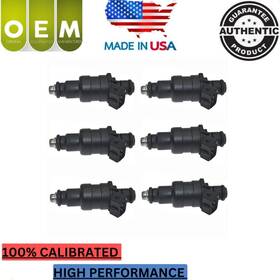 4418661 Siemens Oem 6x Fuel Injectors Fits 90-91 Chrysler Dodge Plymouth 3.3l V6