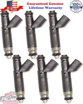 5l3e-a6c Siemens 4pcs Genuine Ford Factory Oem 4.2l 05-08 V6 Flow Matched Fuel Injectors