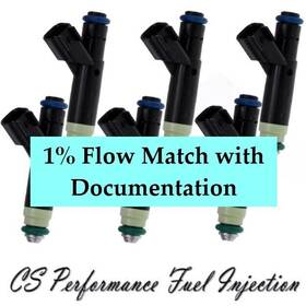 6f2e-b4a Siemens 1% Flow Match Fuel Injectors For 05-07 Ford Mercury 3.9 4.2 V6