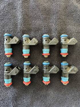 Finj-15366 Siemens Deka Genuine 60lb Fuel Injector Ev1 Pico Short Stubby Set Of 8