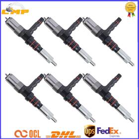 6218-11-3102 Sinocmp 095000-0560 6x Fuel Injectors For Komatsu Sa6d140 Engine Pc700-8