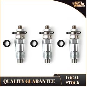 Sinocmp 15261-53020 3pcs Fuel Injector Nozzle Assembly 15271-53000 For Kubota D750 D850 D950 Engines
