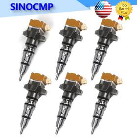178-6342 Sinocmp 6pcs Fuel Injector 1786342 For Cat 120h 135h 938g D5n D6n Engine 3126