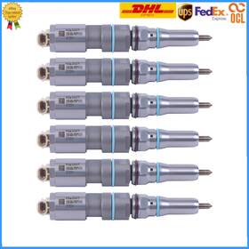 460-8213 Sinocmp 20r-5077 6pcs Fuel Injectors 20r5077 For Cat C9 C9.3 Engine 966m 972m 966l Pm312