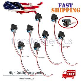 Soillar 88988814 8x Fuel Injector Wire Haress Connector Fit Chevrolet Express Gmc Savana Sierra