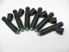 Xf2e-c4b-6 Spark New - Out Of Box Genuine Oem Ford Xf2e-c4b Fuel Injectors Set 6 Pcs