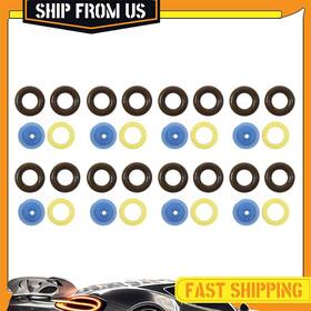 Atsp20240129a1449 Standard Ignition Fuel Injector Seal Kit 8x For Lincoln Town Car 1986-2004 Ford Mustang