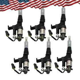 Cb16807701s Sword In The Stone High-quality 6x Diesel Injectors For Hino 198/238/258/268/338/500 7.7l L6
