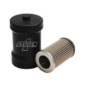 209-510b System One Billet Fuel Filter - 10-micron No Bypass