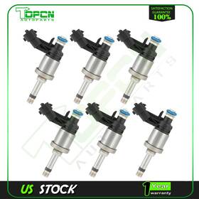 Tn15129901s Topcn 6 Fuel Injectors For Buick Enclave Chevrolet Traverse Gmc Acadia 3.6l 2012-2016