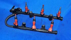 232090p040 Toyota 2005-2016 Lexus 3.5l V6 Engine Fuel Rail With Injectors Oem Warranty
