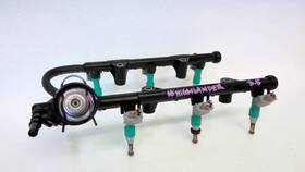 23870-0p011 Toyota 2011 - 2016 Highlander 3.5l Engine Fuel Injection Rail With 6 Injector Oem