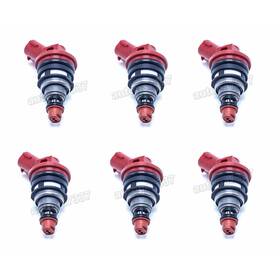 Fi09-750-6 Turbo Autoparts 6pcs Fuel Injectors 72lb For 1992-1997 Subaru Svx H6 3.3l High Ohms E85