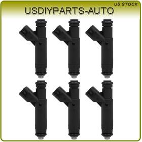 Usdiyparts-auto Aap150732pt01s 6 Fuel Injectors For Ford Mustang 3.8l 2004-2001 Windstar 1999-2003