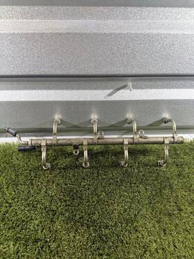 30720139 Volvo 4.4l V8 Fuel Rail S80 And Xc90 Oem Injector Aluminum Pipe