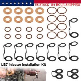 Vsshop Vsqp1302 Diesel Fuel Injector Return Line Install Kit For 01-04 Chevy Gmc Gm Duramax Lb7