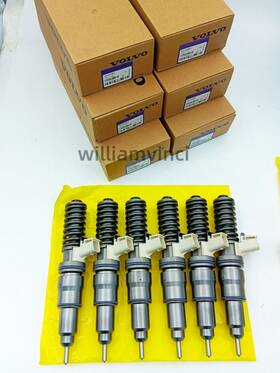 85143382 Williamvinci New Set Of 6 Fuel Injectors For Volvo Md13 Mack Mp8 D13 Engine
