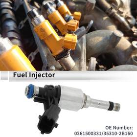 35310-2b160 X Autohaux 0261500331/35310-2b160 Fuel Injector No.0261500331 For Hyundai Tucson 1.6t 2016-2018 1 Pc Black