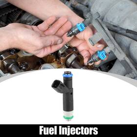 X Autohaux 745060894212 1 Pcs Car Inner Engnie Fuel Injectors For Ford F-150 2004-2008 Metal Black
