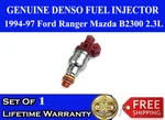 Oem Denso Single Fuel Injector 1994-97 Ford Ranger Mazda B2300 2.3L F57E-B2B. Fixed Price $45.00.