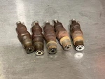 Mercedes Bosch W126 Diesel OM617 Matching Fuel Injector Set (5) 115BAR 300D Td. Fixed Price $99.95.