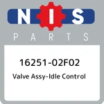 16251-02F02 Nissan Valve Assy-idle Control 1625102F02, New Genuine Oem Part. Fixed Price $87.97.