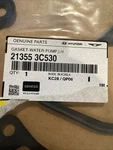 Usa New Genuine Hyundai Water Pump Gasket 21355-3C530. Fixed Price $24.00.