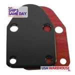 Racing Power R2057BK, One Black Steel S/b Chevy Fuel Pump Bloc Off Plate W/gas. Fixed Price $26.32.