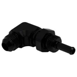 Deatschwerks 8AN Male Flare To 5/16IN Barb Bulkhead Adapter 90-DEGREE Ano. Fixed Price $31.00.