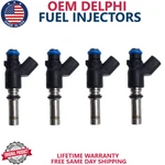 Set Of Oem Delphi Fuel Injectors For 2009-2011 Chevrolet Aveo, AVEO5 1.6L I4. Fixed Price $98.09.