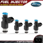4X Black Silver Fuel Injector W/ O-rings For Chevrolet Chevy 2009 1.6L 94669930. Fixed Price $59.39.