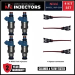 Set Of Reman Nikki Injectors & Connectors INP-009 90-94 Mitsubishi Eagle 2L. Fixed Price $290.00.