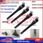 4PCS Diesel Fuel Injector 0445110126 33800-27900 Fit For Hyundai Kia Cummins. Fixed Price $248.77.