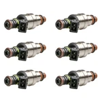 Set (6) Flow Matched Fuel Injectors Ford 2.3 2.9 3.0 3.8 4.9 5.0 F47E-A2F. Fixed Price $43.70.
