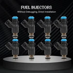 8PCS Fuel Injectors For Chevrolet Express 2500 Gmc Savana 6.0L 2010-2020. Fixed Price $39.09.