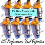 1% Flow Match Bosch Fuel Injectors 0280150943 (8) Set 1991-2004 Ford V8. Fixed Price $479.99.
