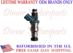 Lifetime Warranty Single Oem Fuel Injector 23250-15010. Fixed Price $34.99.