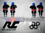 Rc 750CC Flowmatched Fuel Injectors Fit Honda Turbo B16 D18 H22 Vtec. Fixed Price $395.21.
