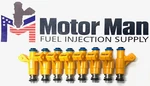 Motor Man 0280155725 Bosch Fuel Injector Set V8 3.4L Ford Taurus Sho F6DE-B5A. Fixed Price $144.00.
