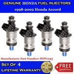 Set Of 4 Oem Honda Fuel Injectors For 98-02 Accord 2.3L. Fixed Price $89.00.