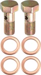 Autohaux Set Banjo Bolt Brake Fitting Adapter Kit M8X1.25 Line.... Fixed Price $10.50.