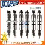 6PCS Fuel Injectors 0445120231 For Komatsu PC200-8 Cummins QSB6.7 QSB5.9 5263262. Fixed Price $395.10.