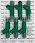 New Bosch Fuel Injectors, 1998-2000 Chrysler Vans 3.3L, 02580155789 04861047AB. Fixed Price $239.00.