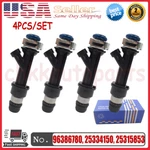 Peivso Set Of Fuel Injectors For Chevy Aveo 1.6L 04-08 96386780 25334150. Fixed Price $26.99.